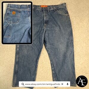 Wrangler Riggs Workwear FR Flame Resistant Carpenter Jeans Blue 44x32 FR3W020